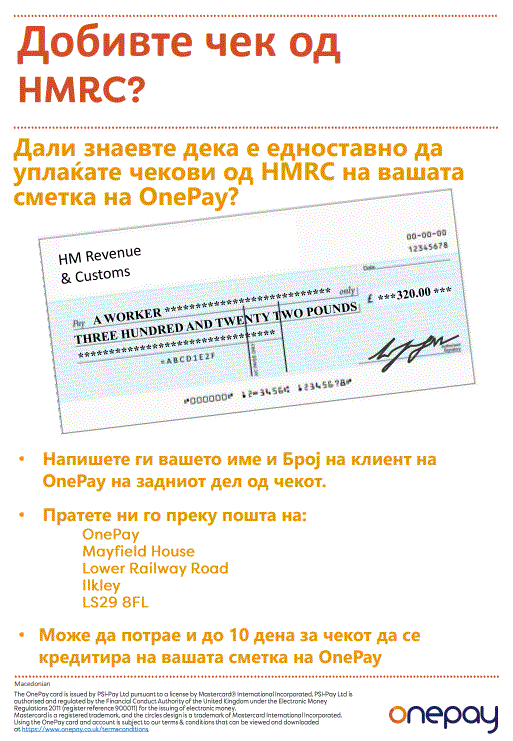 Macedonian Cheque Poster